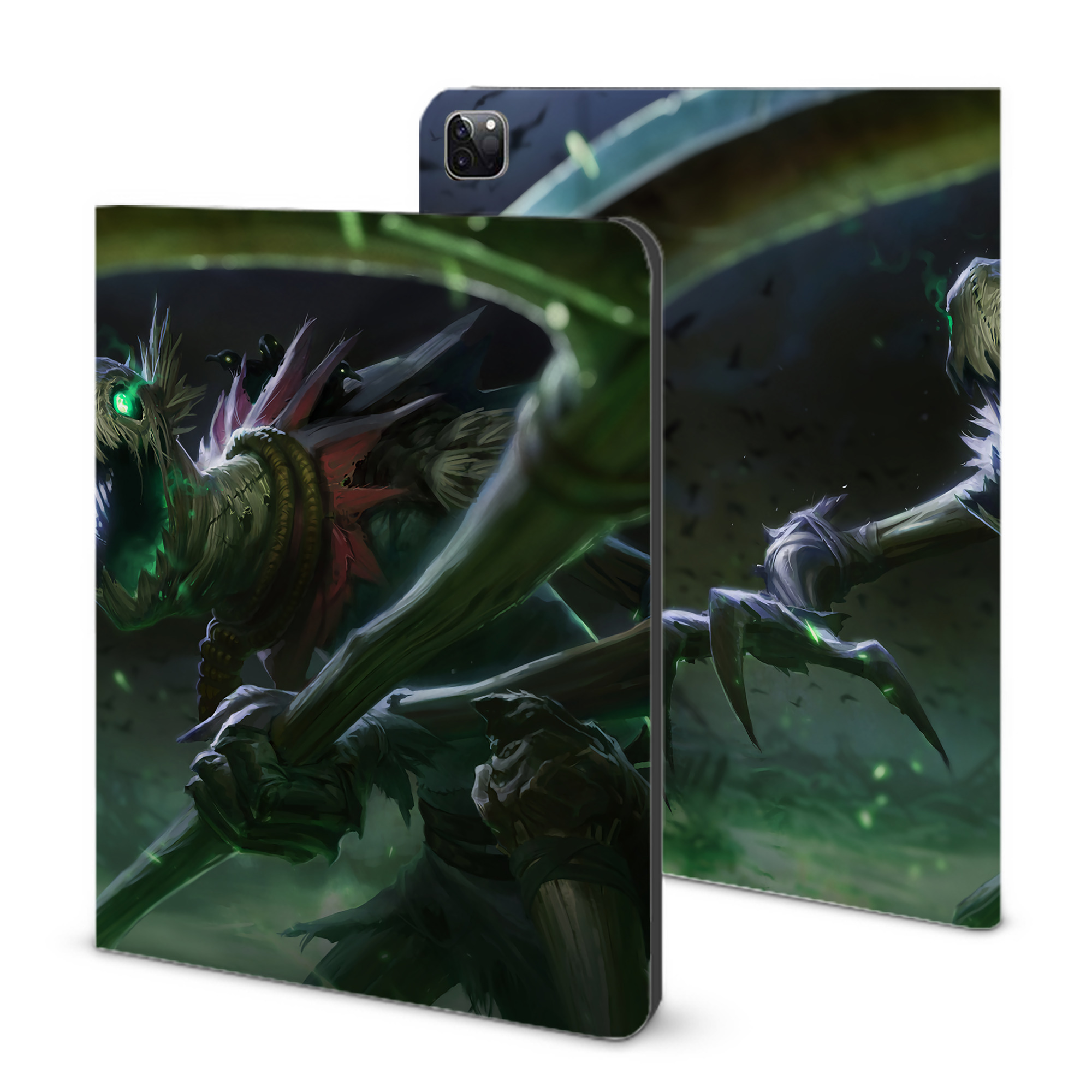 （画像用） リーグ・オブ・レジェンド League of Legends LOL IPad ケース ブック型 PUレザー TPU 耐衝撃 軽量 薄型 ペン収納なし 全面保護 IPad 各モデル対応
